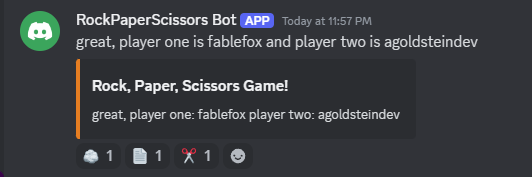 Did some work today on the discord bot I've been working on, on and off. Here's a little view of how it looks so far, it's still not great looking.